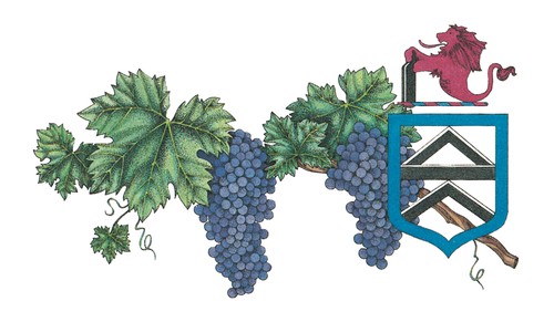 Lamborn Family Wines logo with grapevine and crest elements.